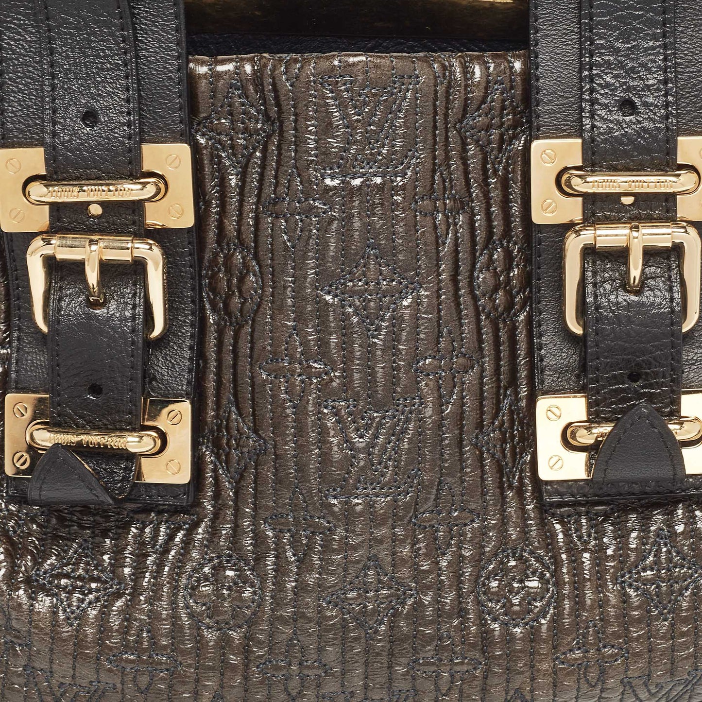 Louis Vuitton Black Monogram Motard Biker Bag..