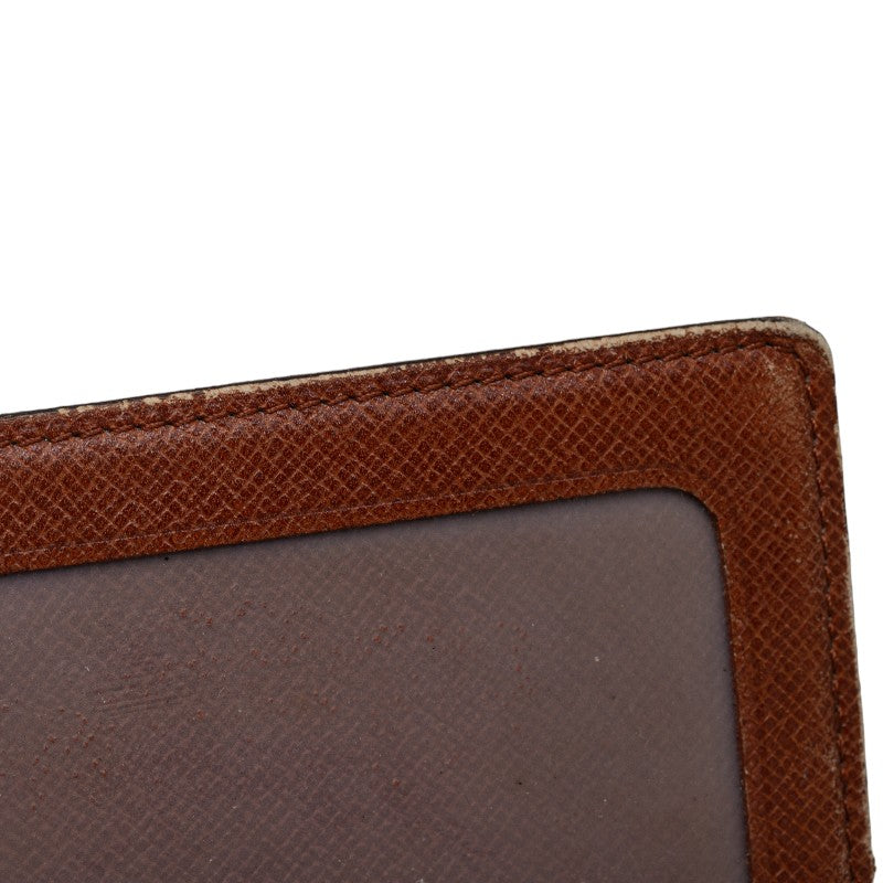 Louis Vuitton Monogram Port 2 Cult Vertical Passcase M60533 Brown PVC Leather  Louis Vuitton
