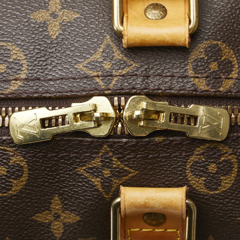 Louis Vuitton Monogram Keepall Bandrier 45 Boston Bag Handbag Shoulder Bag 2WAY M41418 Brown PVC Leather  Louis Vuitton