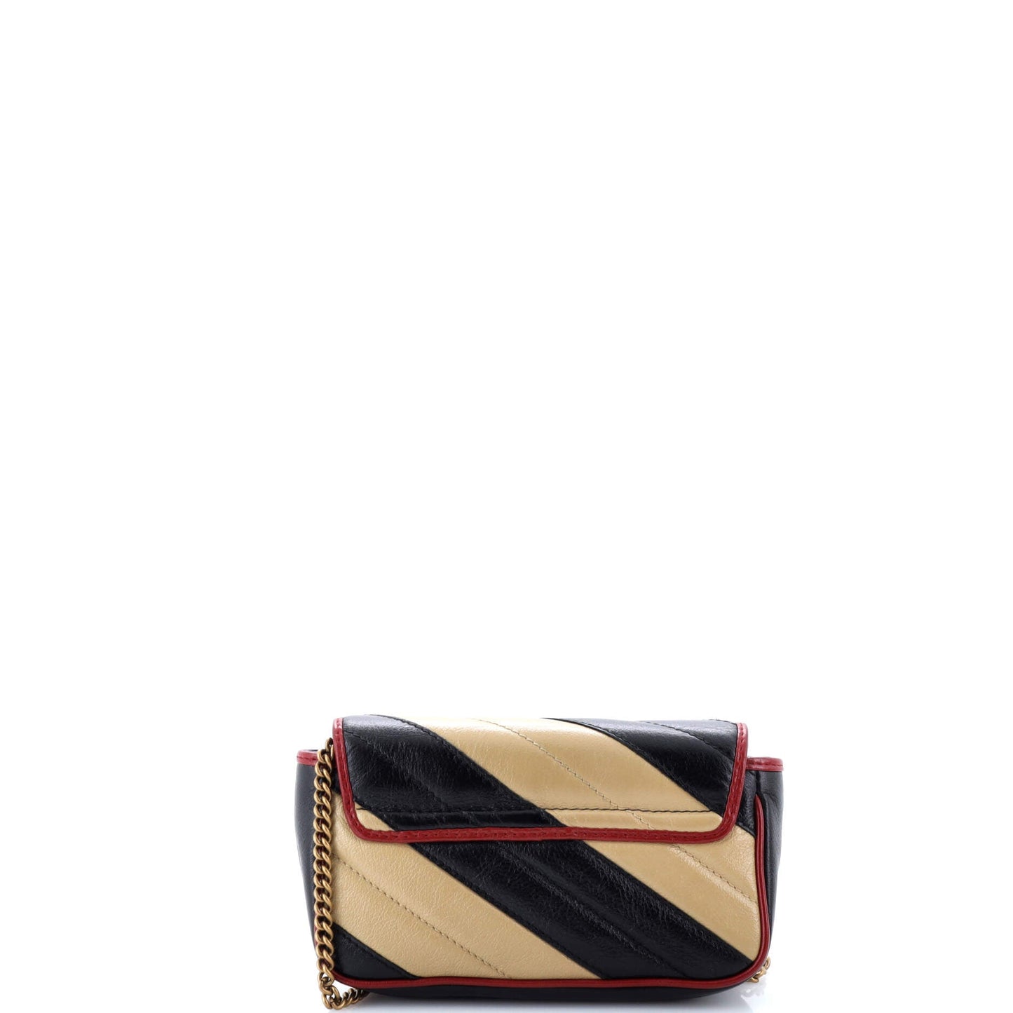 GG Marmont Flap Bag Diagonal Quilted Leather Super Mini