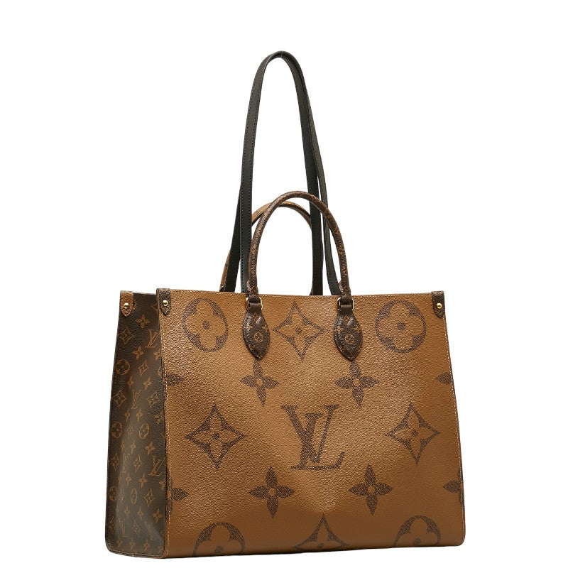 LOUIS VUITTON Louis Vuitton Monogram Giant Reverse M45320 Handbags PVC/Leather Brown