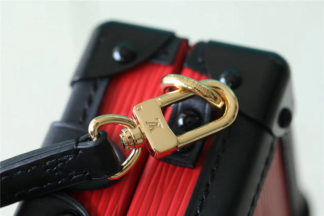 LV Petite Malle Epi Black/Red For Women,  Shoulder And Crossbody Bags 7.9in/20cm LVÃ‚Â 