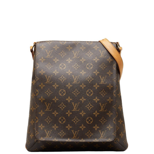Louis Vuitton Monogram Musette  Shoulder Bag M51256 Brown PVC Leather  Louis Vuitton
