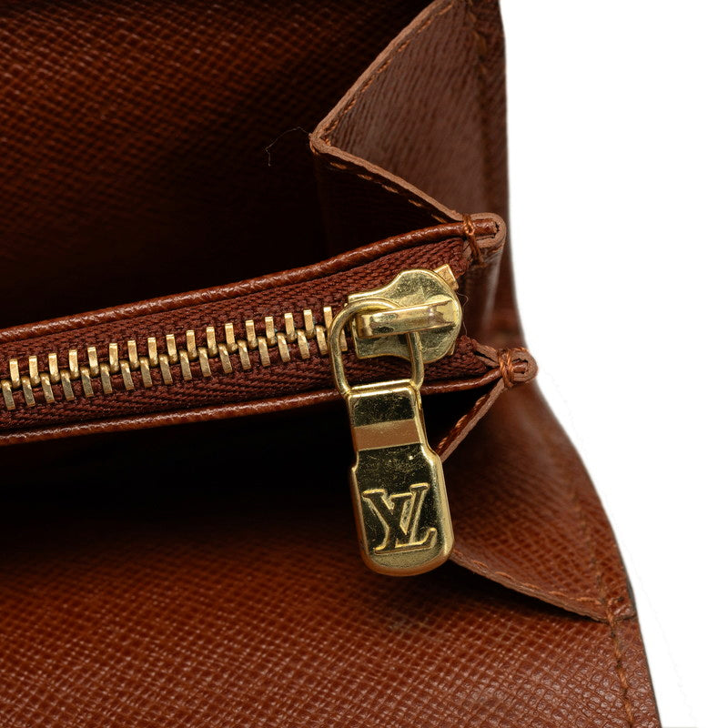 Louis Vuitton Monogram M61735 Coin Case PVC/Leather Brown