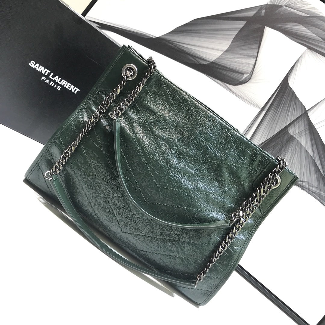 GLAMI Niki MeGLAMIum Shopping Bag Green For Women 12.6in/32cm YSL