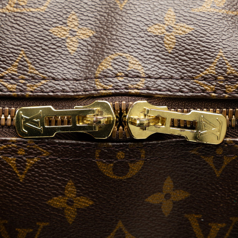 Louis Vuitton Monogram Keepall 50 Boston Bag Travel Bag M41426 Brown PVC Leather  Louis Vuitton