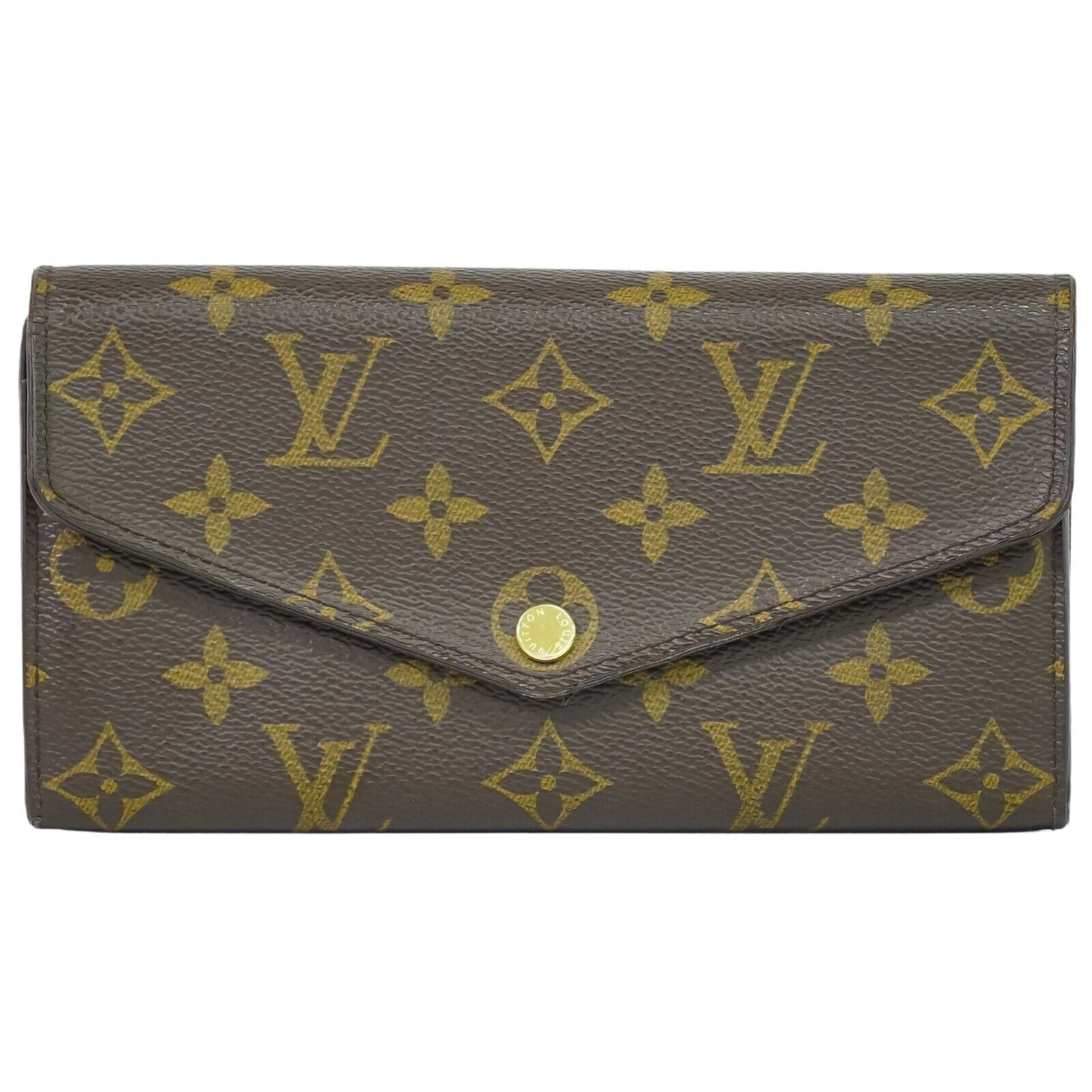 Louis Vuitton Portefeuille Sarah  Canvas Wallet
