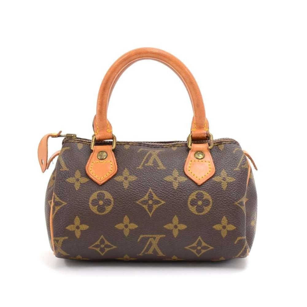 Louis Vuitto Mini Speedy Sac HL Monogram Canvas Handbag with Strap
