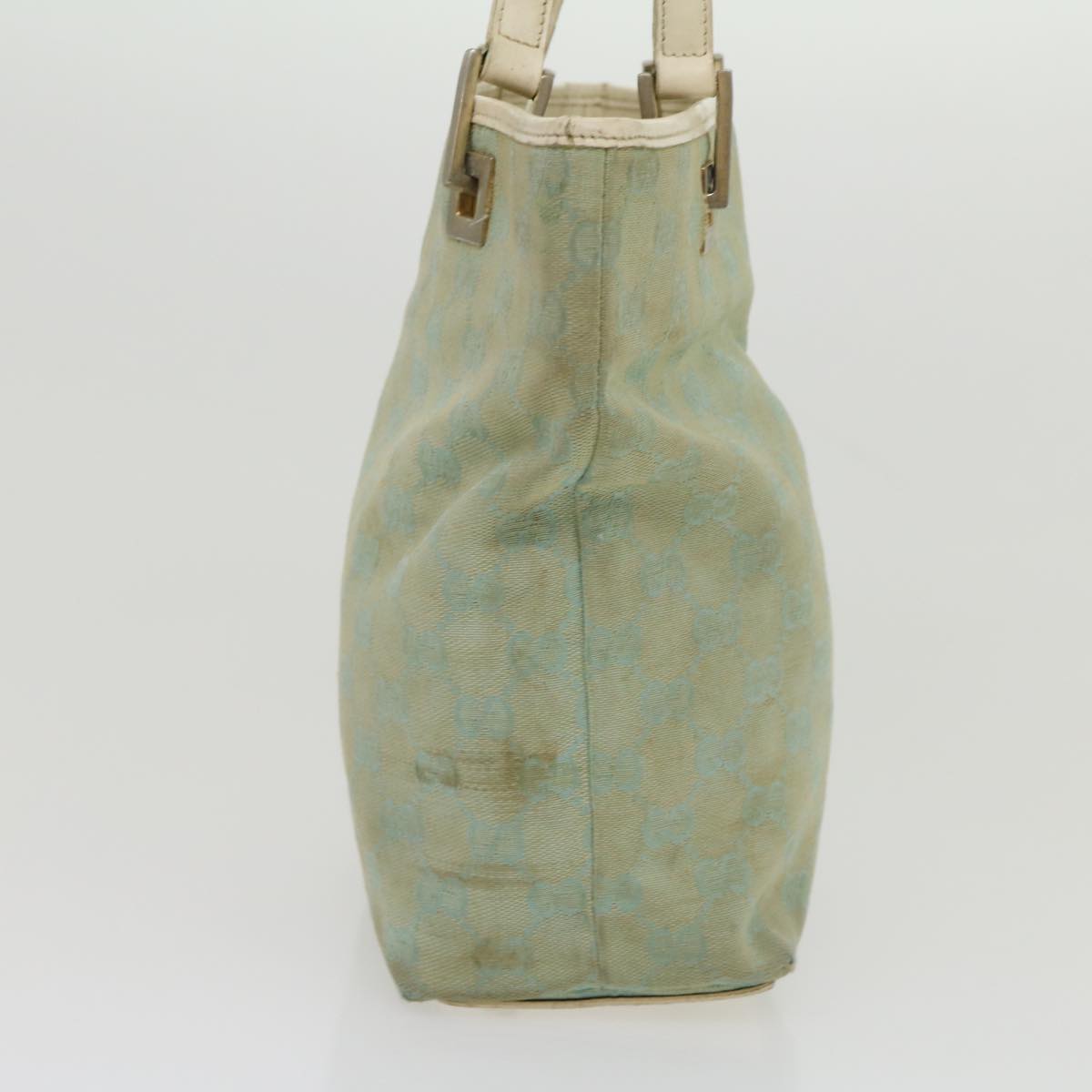 GUCCI GG Canvas Tote Bag Light Blue 30342