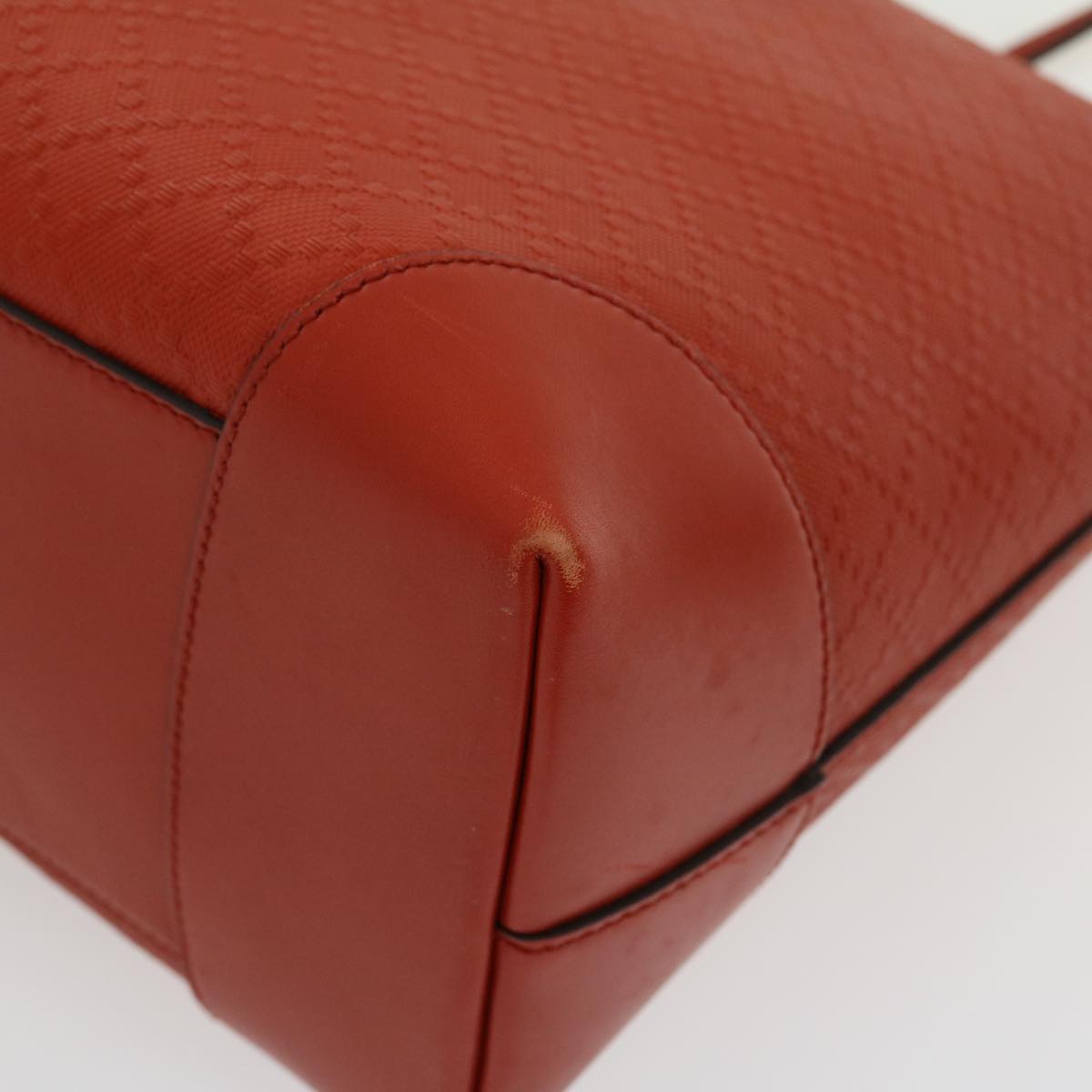 GUCCI Diamante Lax Tote Bag Leather Red 353397 30343