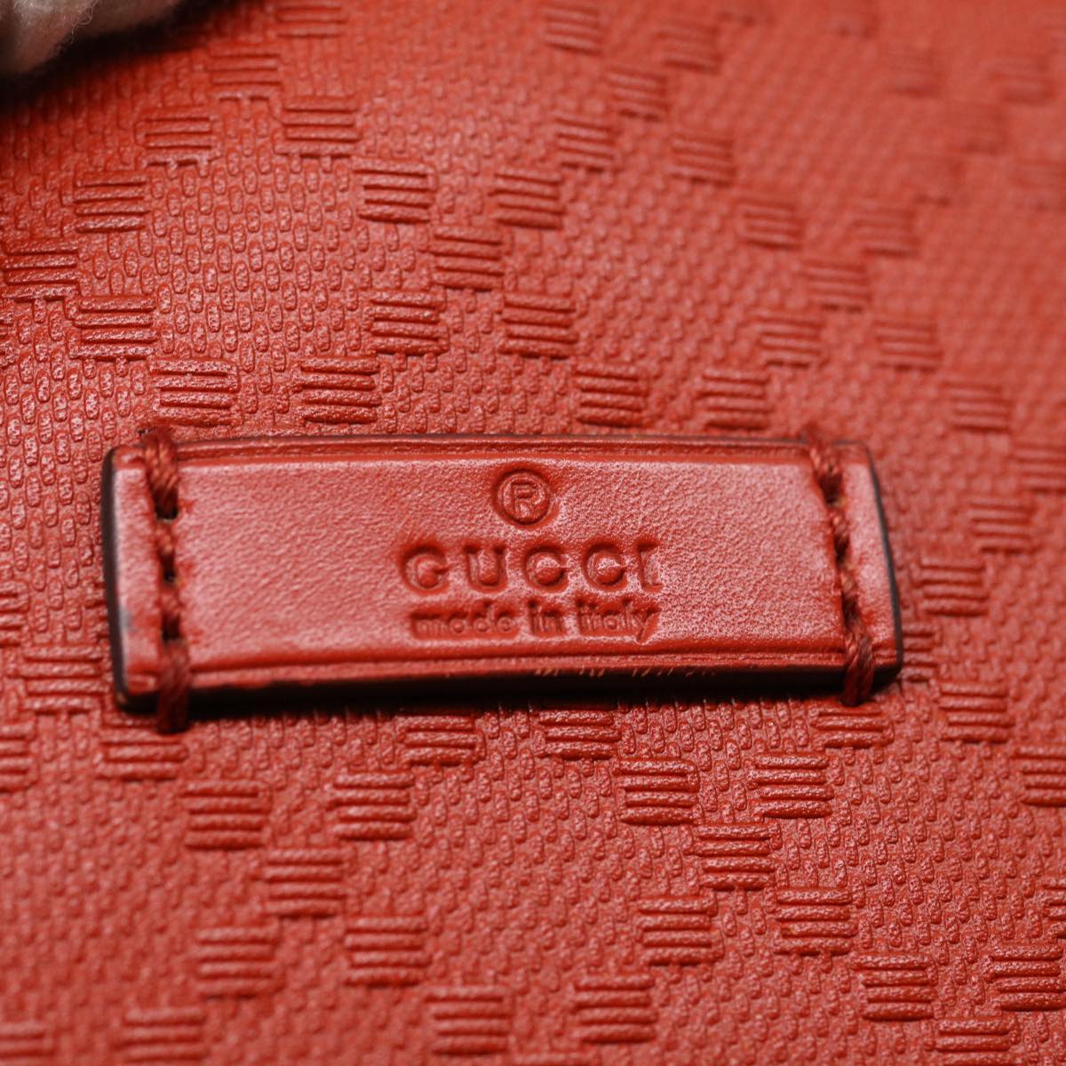 GUCCI Diamante Lax Tote Bag Leather Red 353397 30343