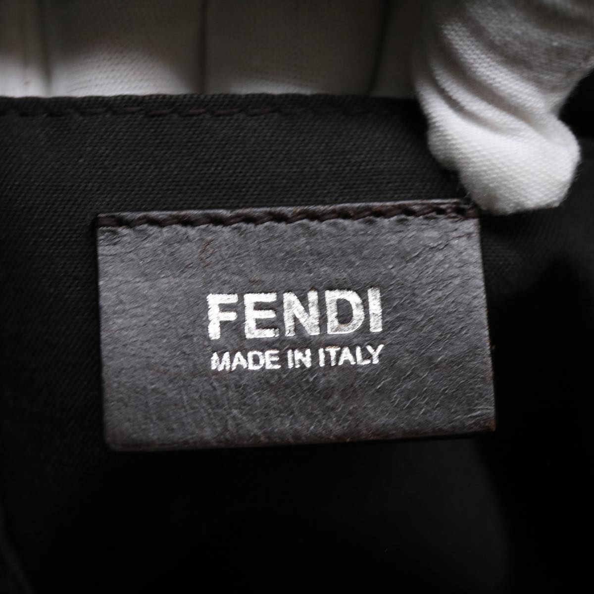 FENDI Zucca Canvas Tote Bag Gray 30392