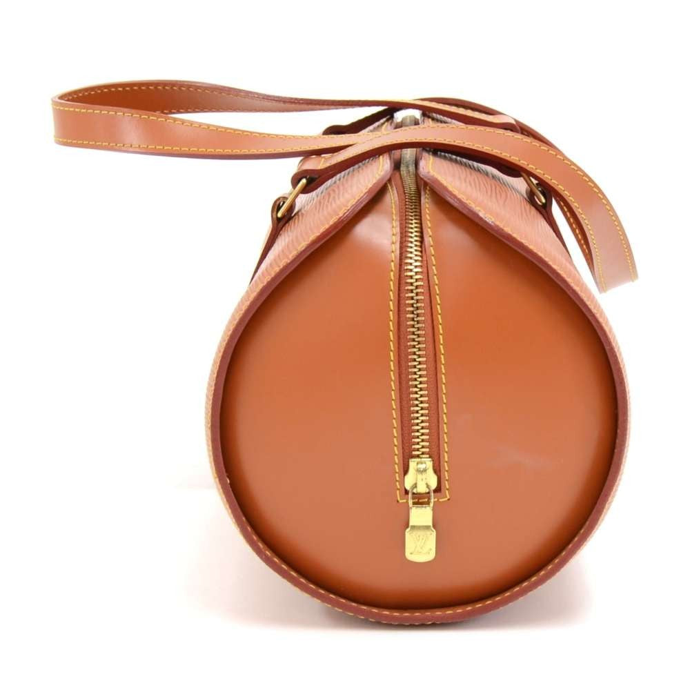 Louis Vuitto Soufflot Epi Leather Handbag with Pouch