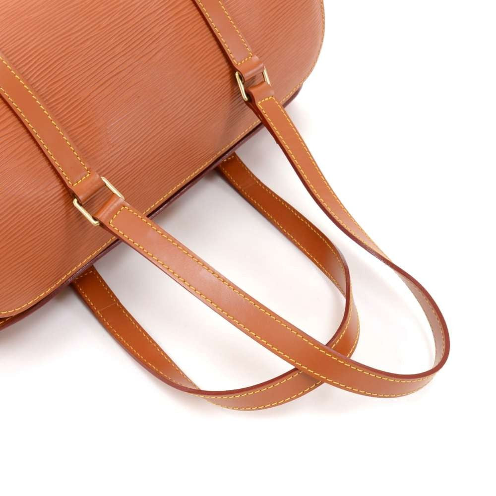 Louis Vuitto Soufflot Epi Leather Handbag with Pouch