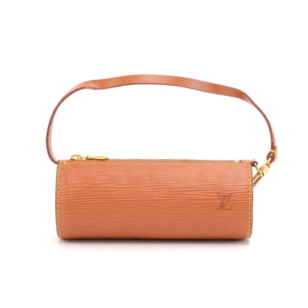 Louis Vuitto Soufflot Epi Leather Handbag with Pouch