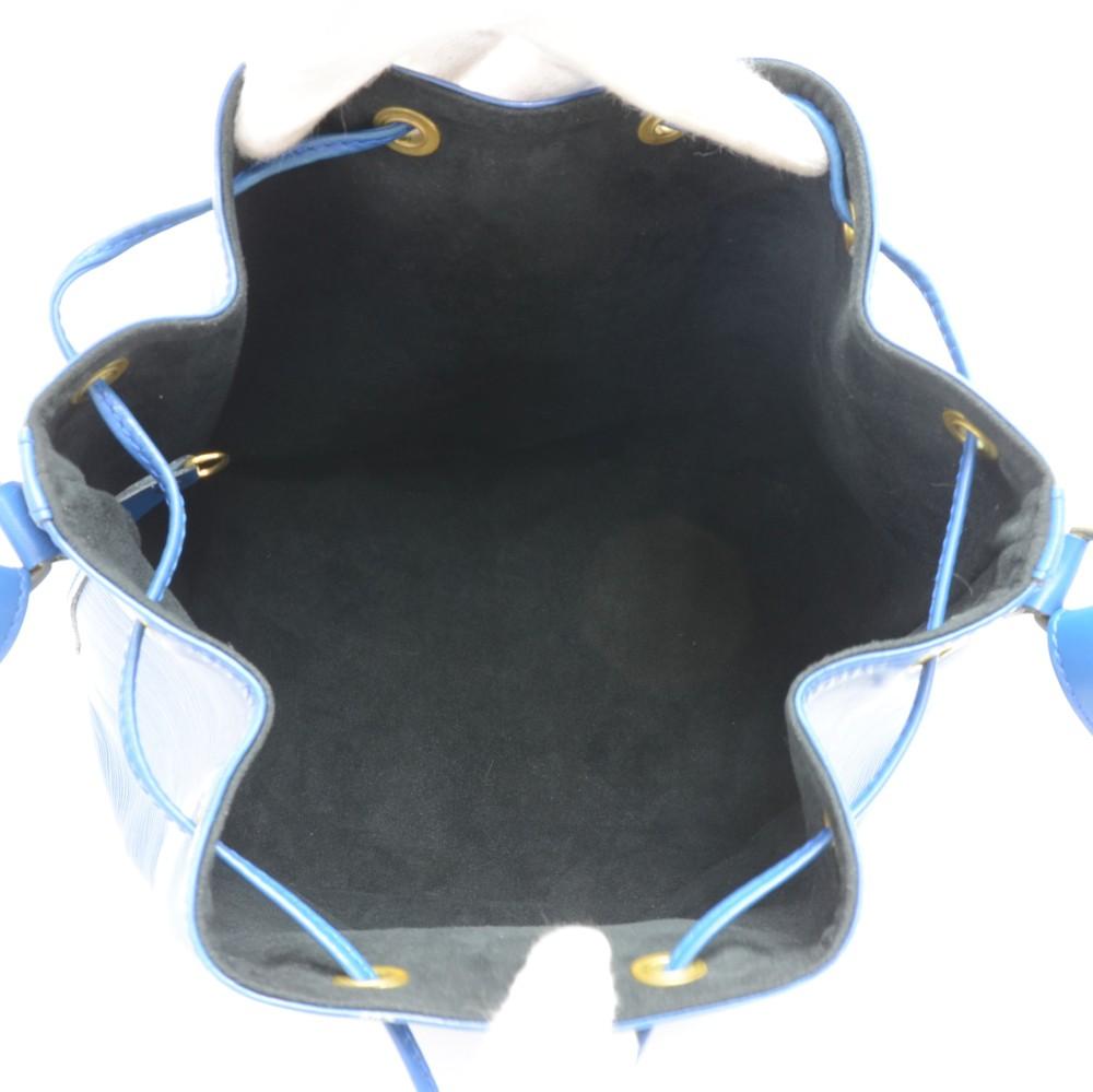Louis Vuitto Petit Noe Blue Epi Leather Bag