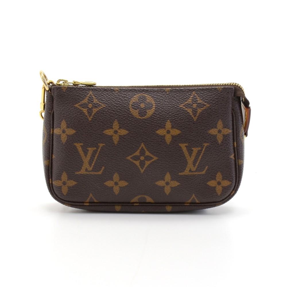 Louis Vuitto Mini Pochette Accessoires Monogram Canvas Evening Bag