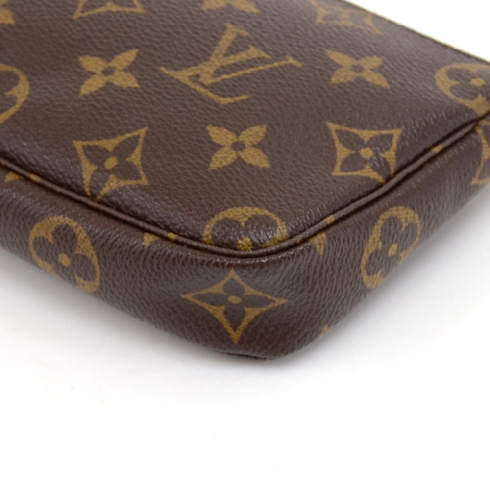 Louis Vuitto Mini Pochette Accessoires Monogram Canvas Evening Bag
