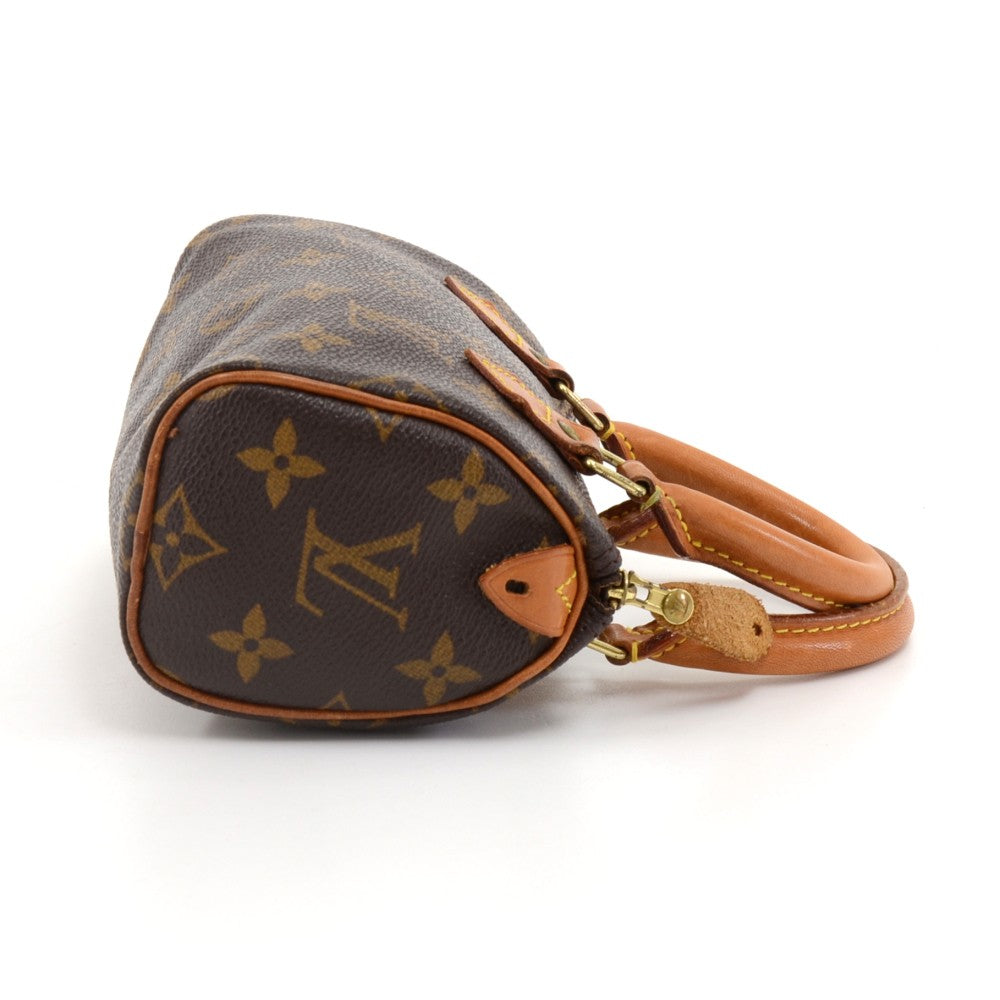 Louis Vuitto Mini Speedy Sac HL Monogram Canvas Handbag with Strap