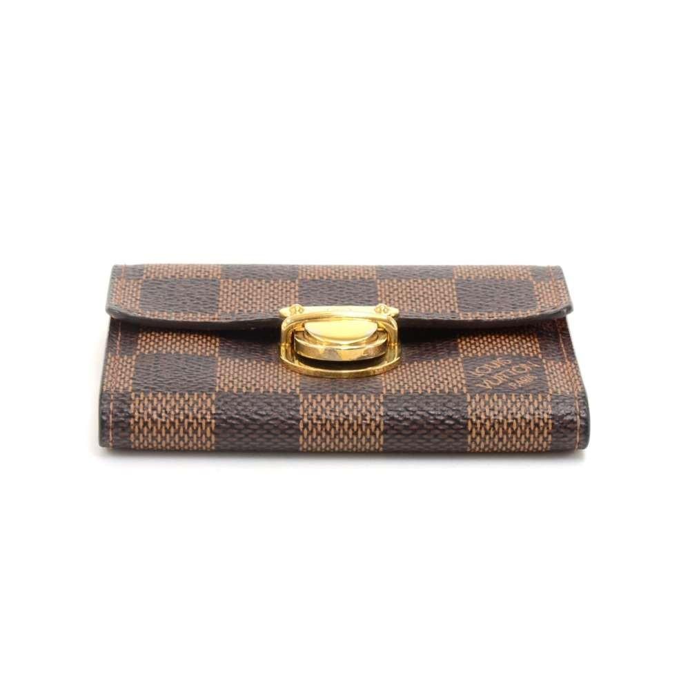 Louis Vuitto Porte-Monnaie Koala Damier EbÃ¨ne Canvas Wallet