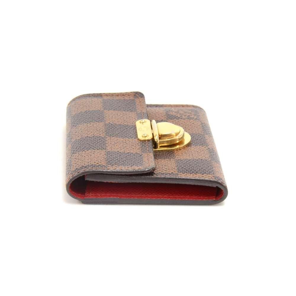 Louis Vuitto Porte-Monnaie Koala Damier EbÃ¨ne Canvas Wallet