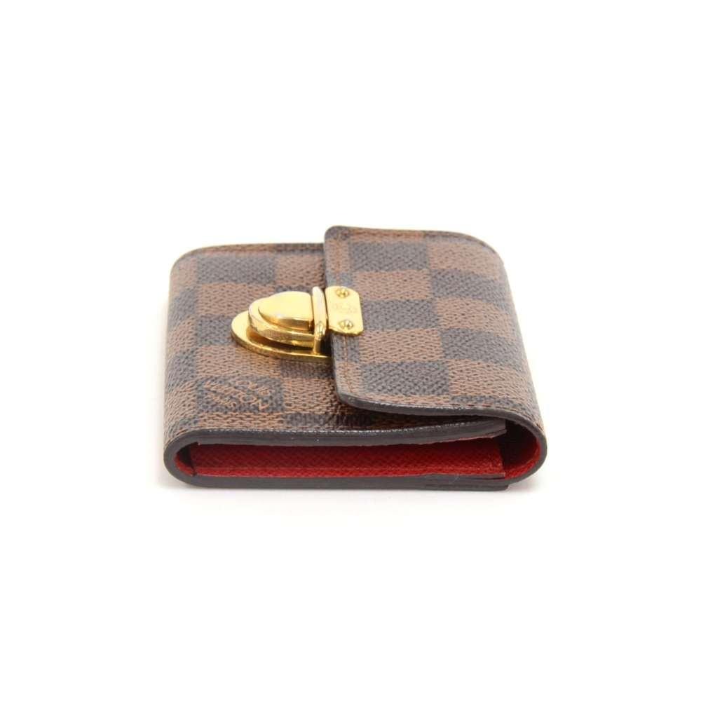 Louis Vuitto Porte-Monnaie Koala Damier EbÃ¨ne Canvas Wallet