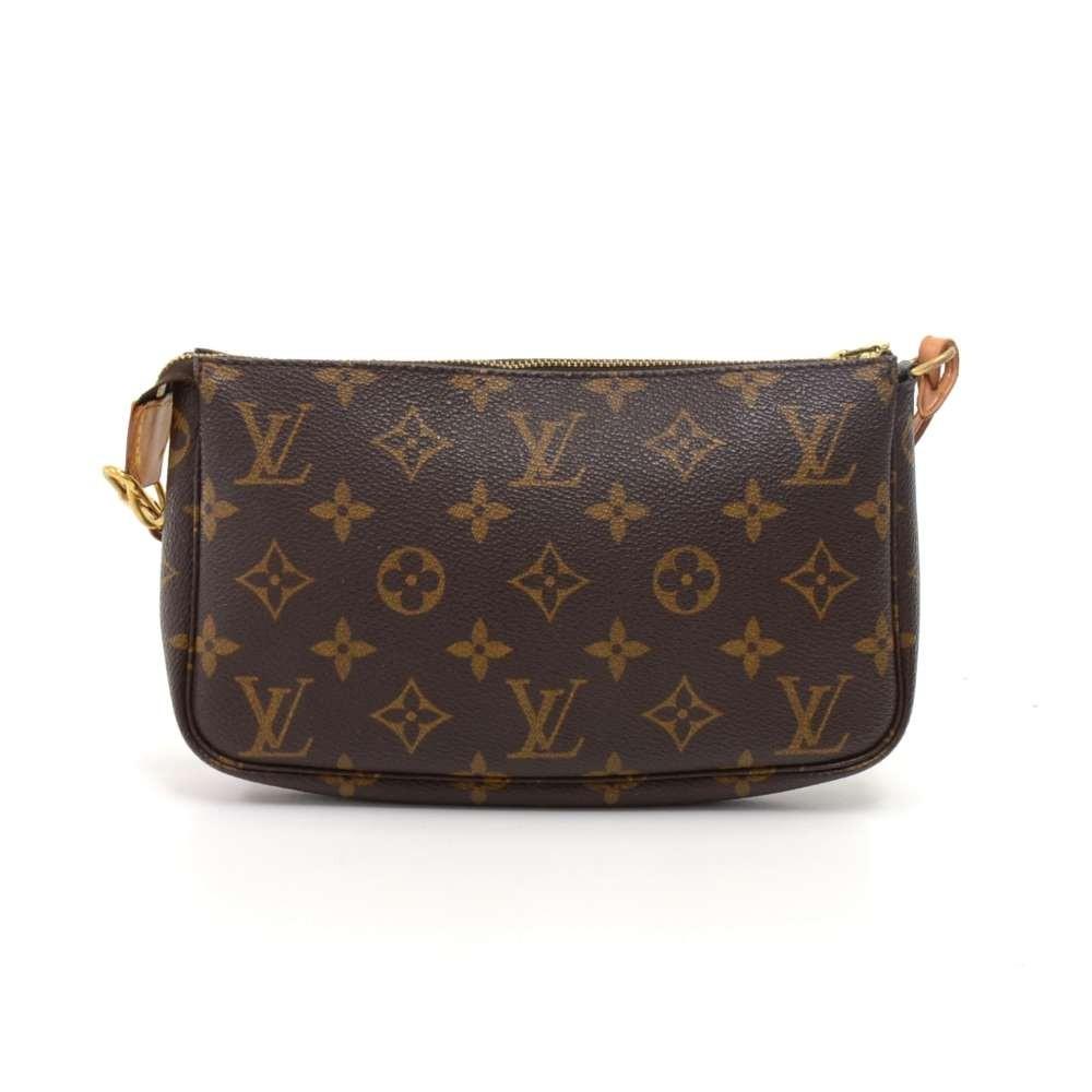Louis Vuitto Pochette Accessoires Monogram Canvas Evening Bag