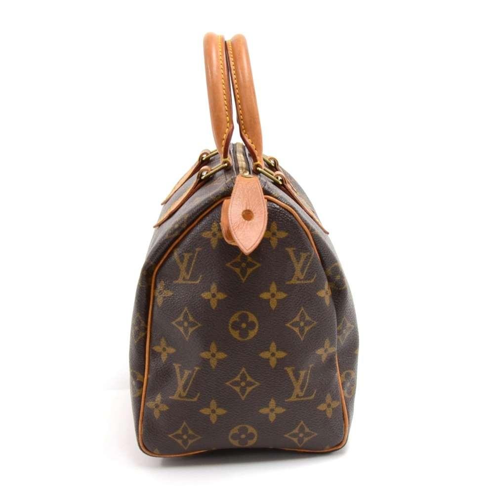 Louis Vuitto Speedy 25 Monogram Canvas City Handbag