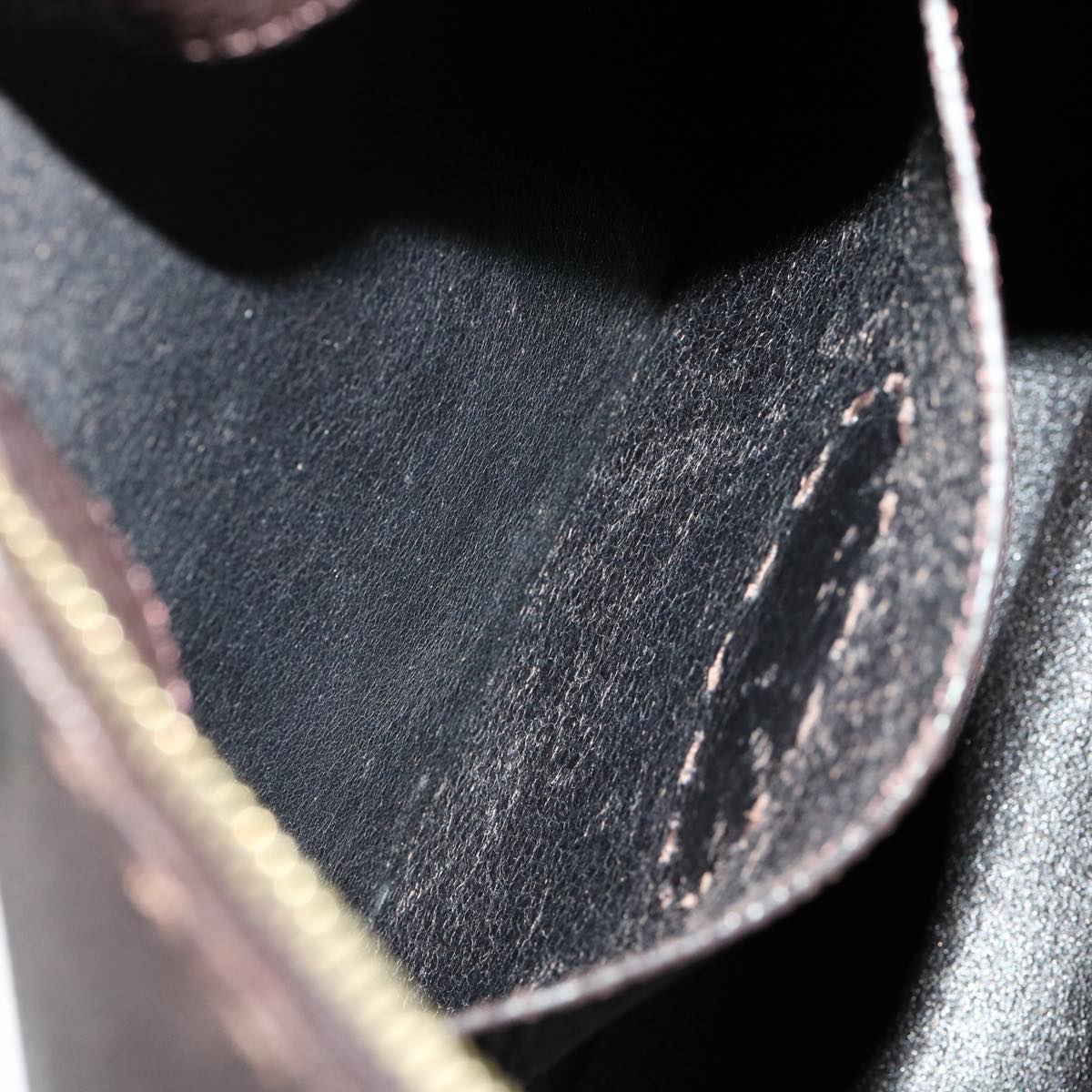 FENDI Shoulder Bag Leather Brown 30988