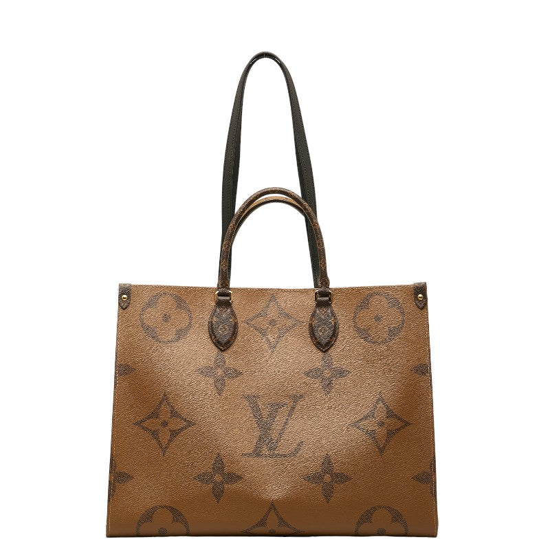 LOUIS VUITTON Louis Vuitton Monogram Giant Reverse M45320 Handbags PVC/Leather Brown