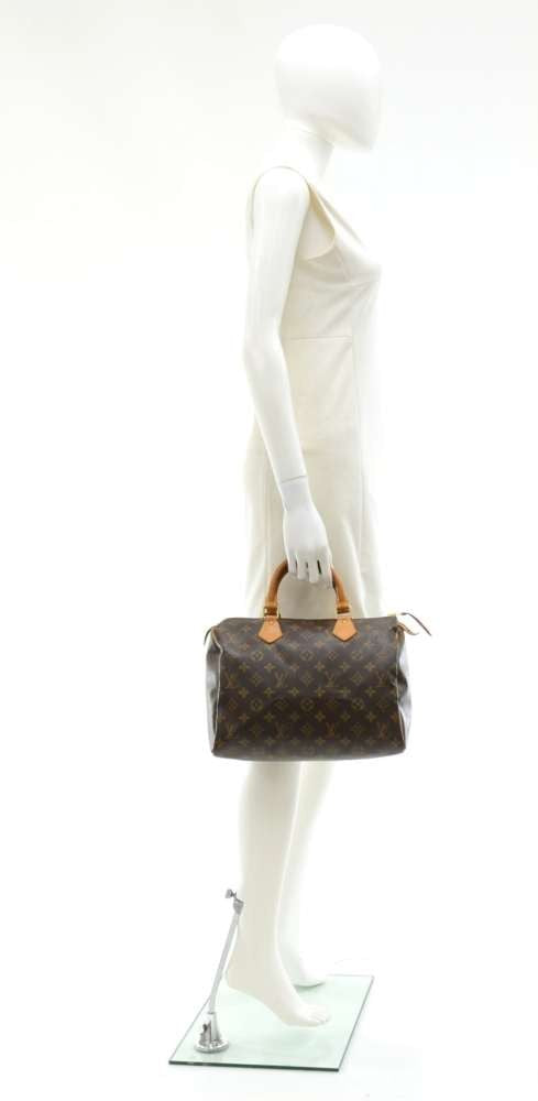 Louis Vuitto Speedy 30 Monogram Canvas City Handbag