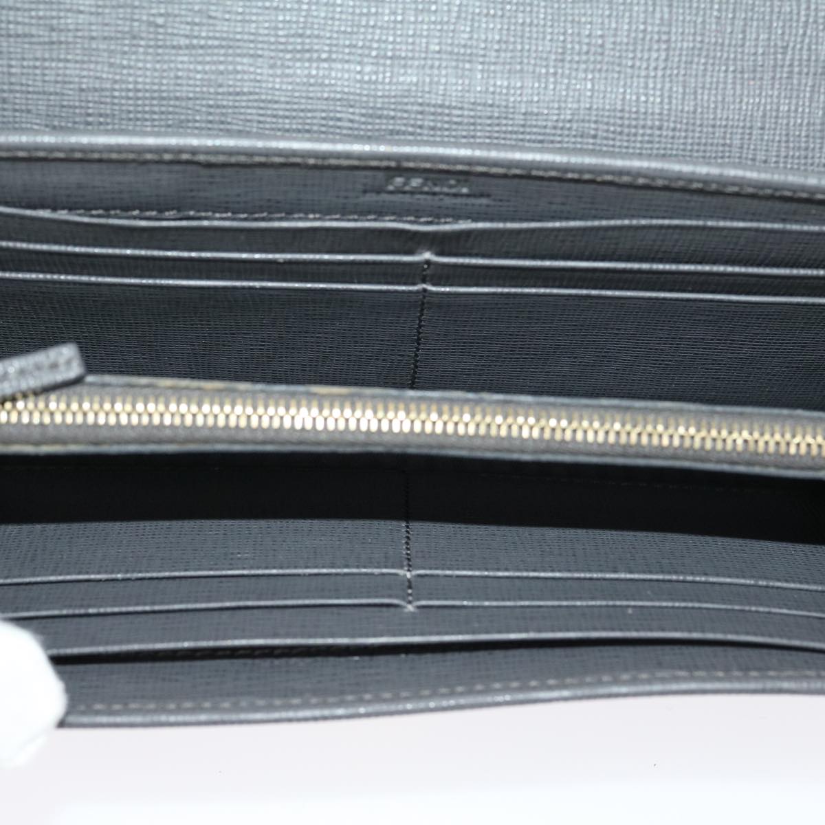 FENDI Long Wallet Leather Pink Gray 31186