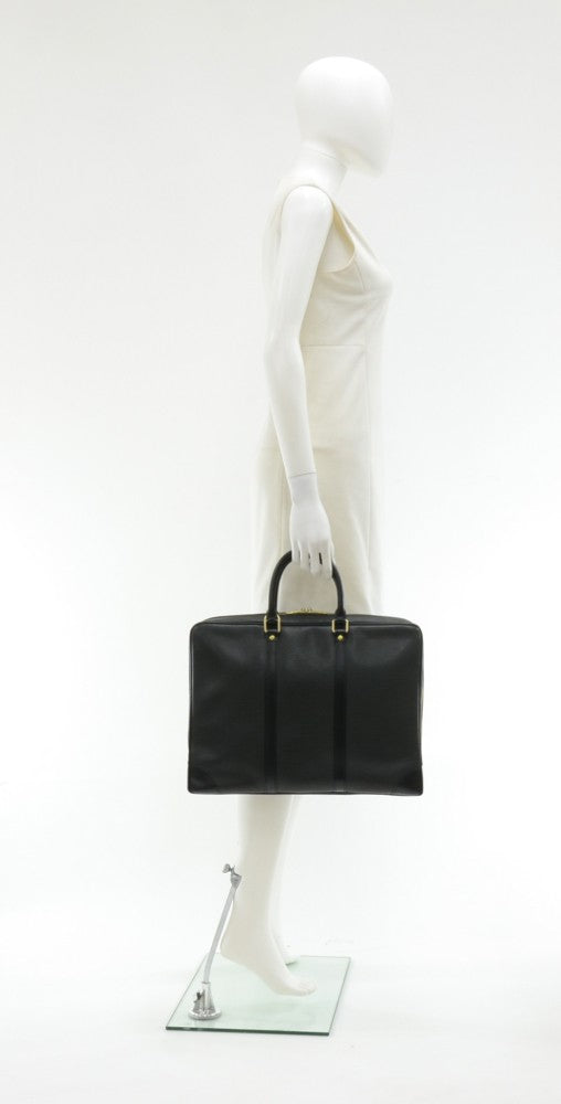 Louis Vuitto Porte-Documents Voyage Epi Leather Briefcase Bag