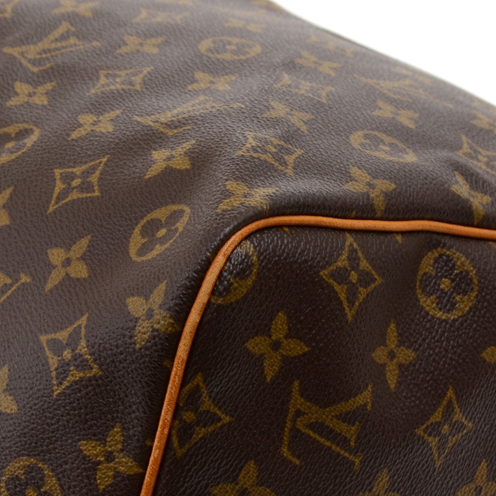 Louis Vuitto Keepall 60 Bandouliere Monogram Canvas Travel Bag with Strap