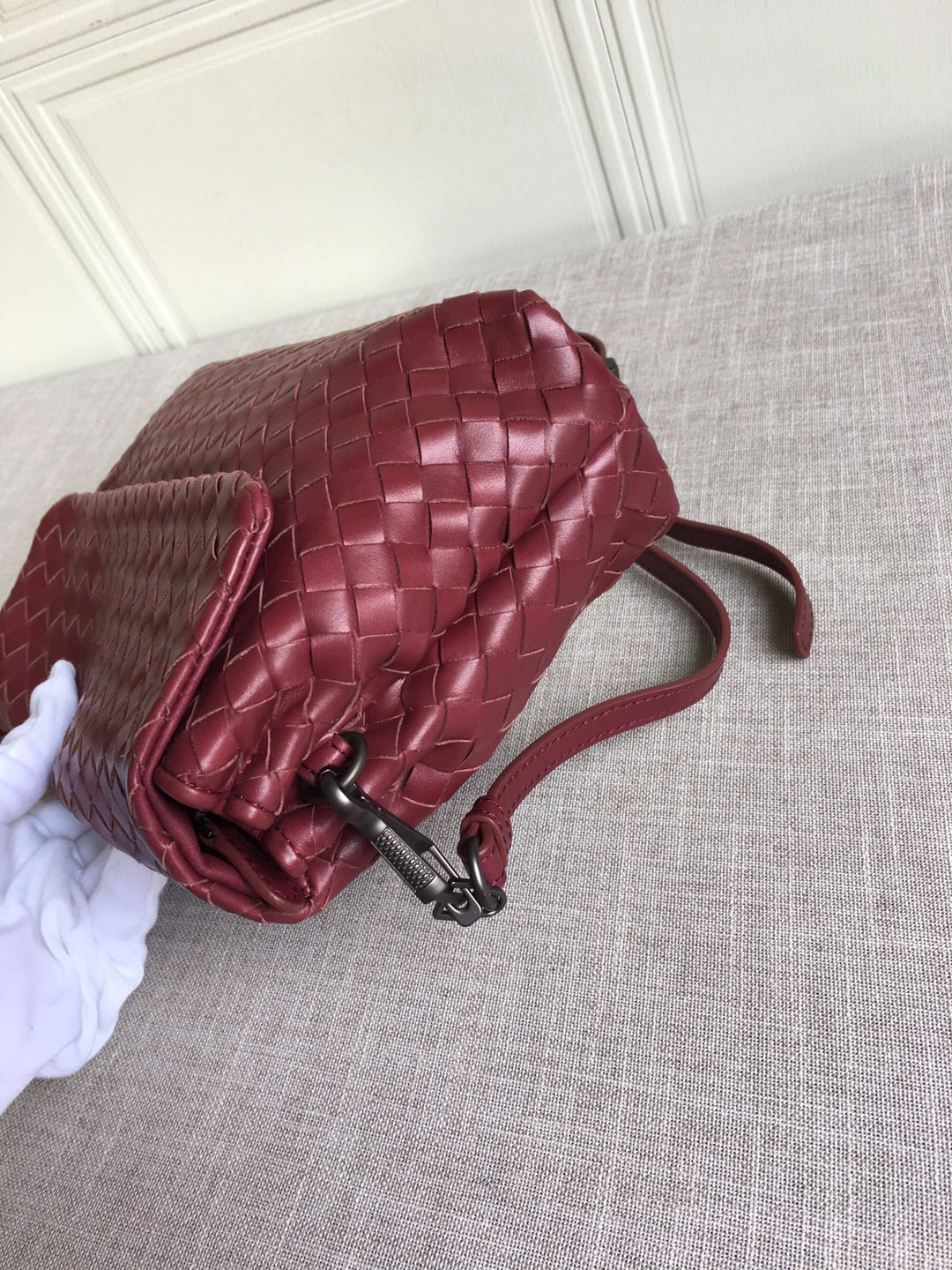 GLAMI Classic Intrecciato Red, For Women, WomenÃ¢â‚¬â„¢s Bags 8.9in/22.5cm