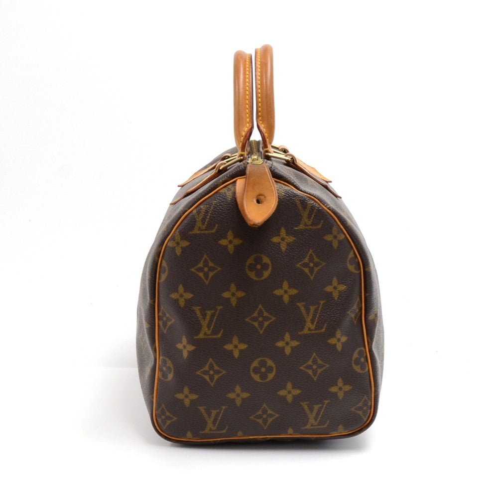 Louis Vuitto Speedy 30 Monogram Canvas Handbag