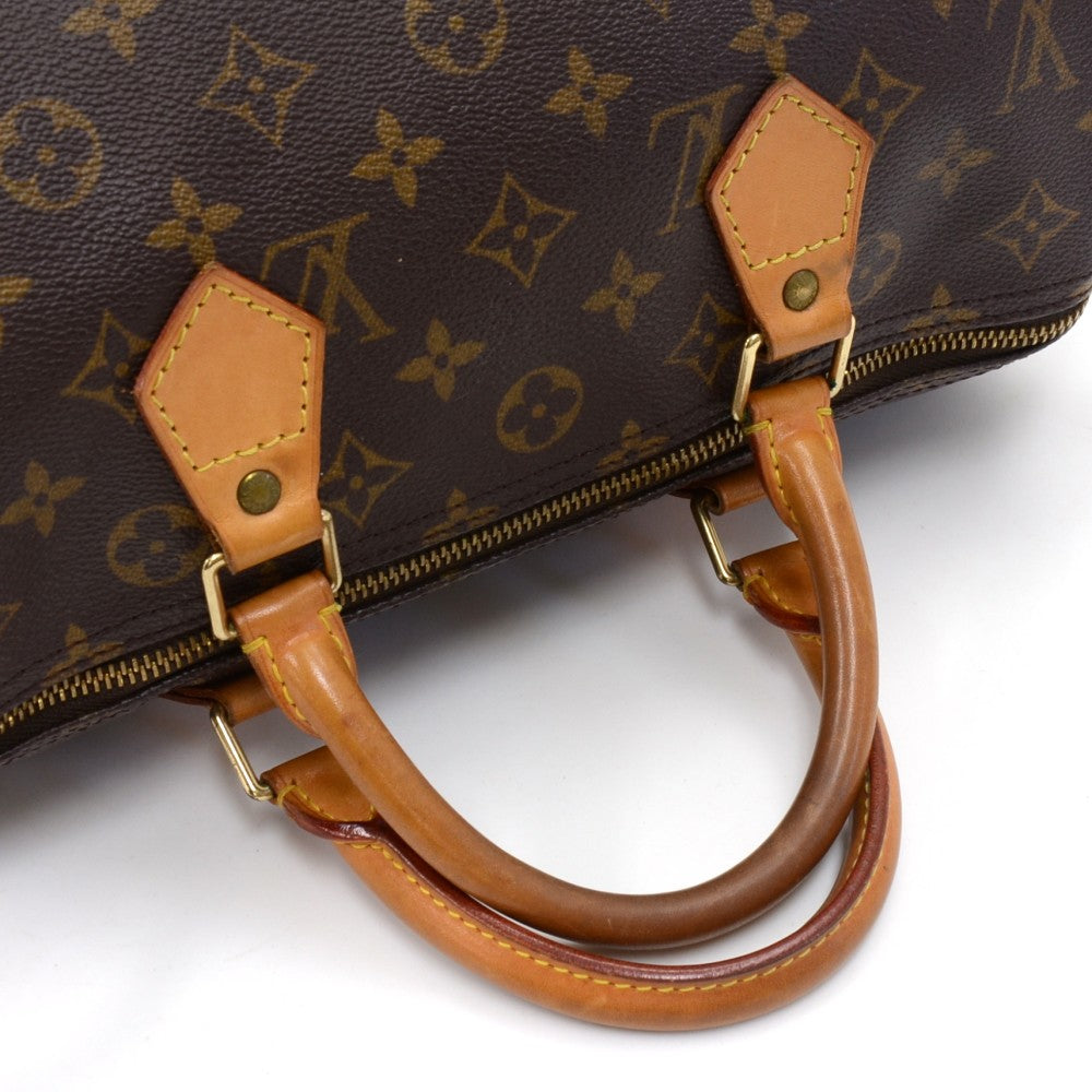 Louis Vuitto Speedy 30 Monogram Canvas Handbag