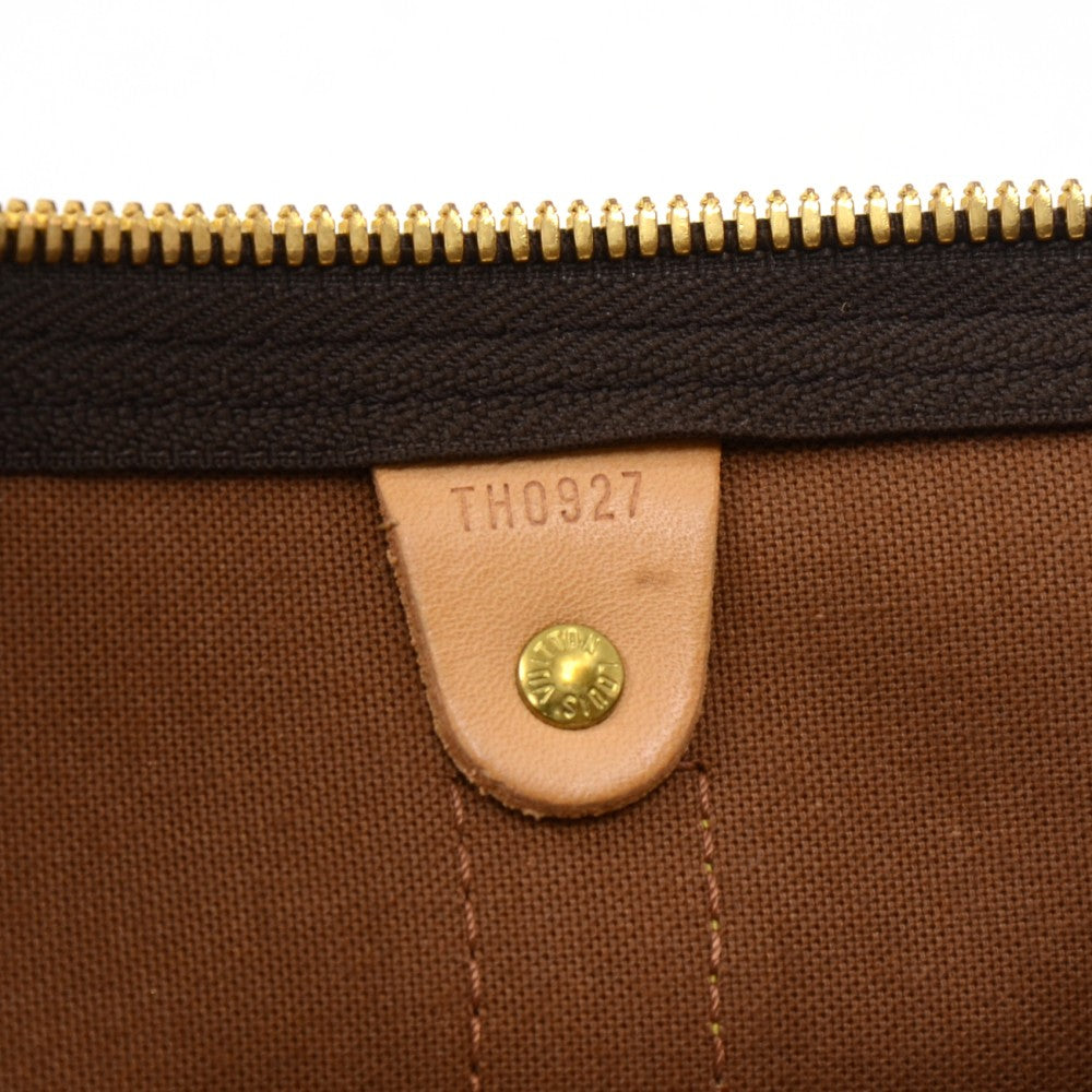 Louis Vuitto Keepall 50 Bandouliere Monogram Canvas Travel Bag with Strap