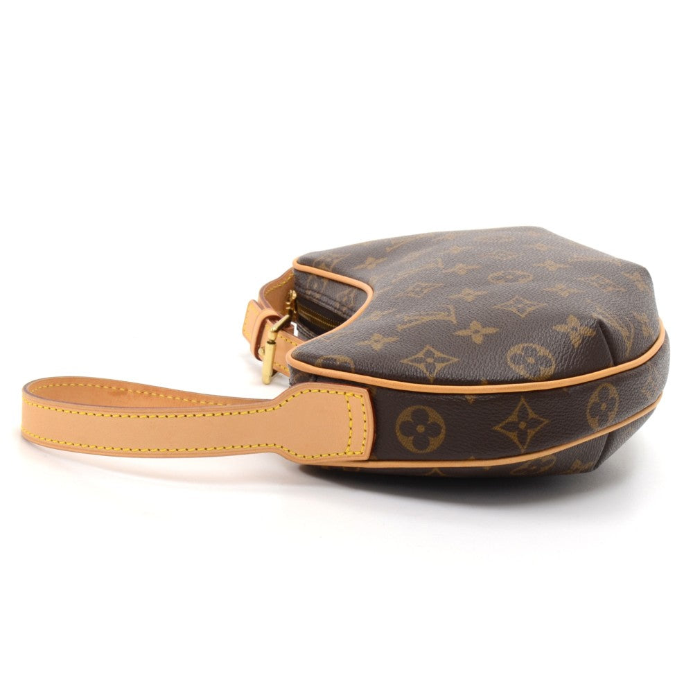 Louis Vuitto Pochette Croissant Monogram Canvas Handbag