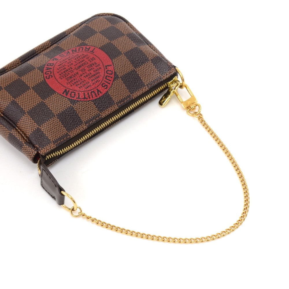 Louis Vuitto Pochette Accessoires Trunks & Bags Damier Canvas Mini Bag