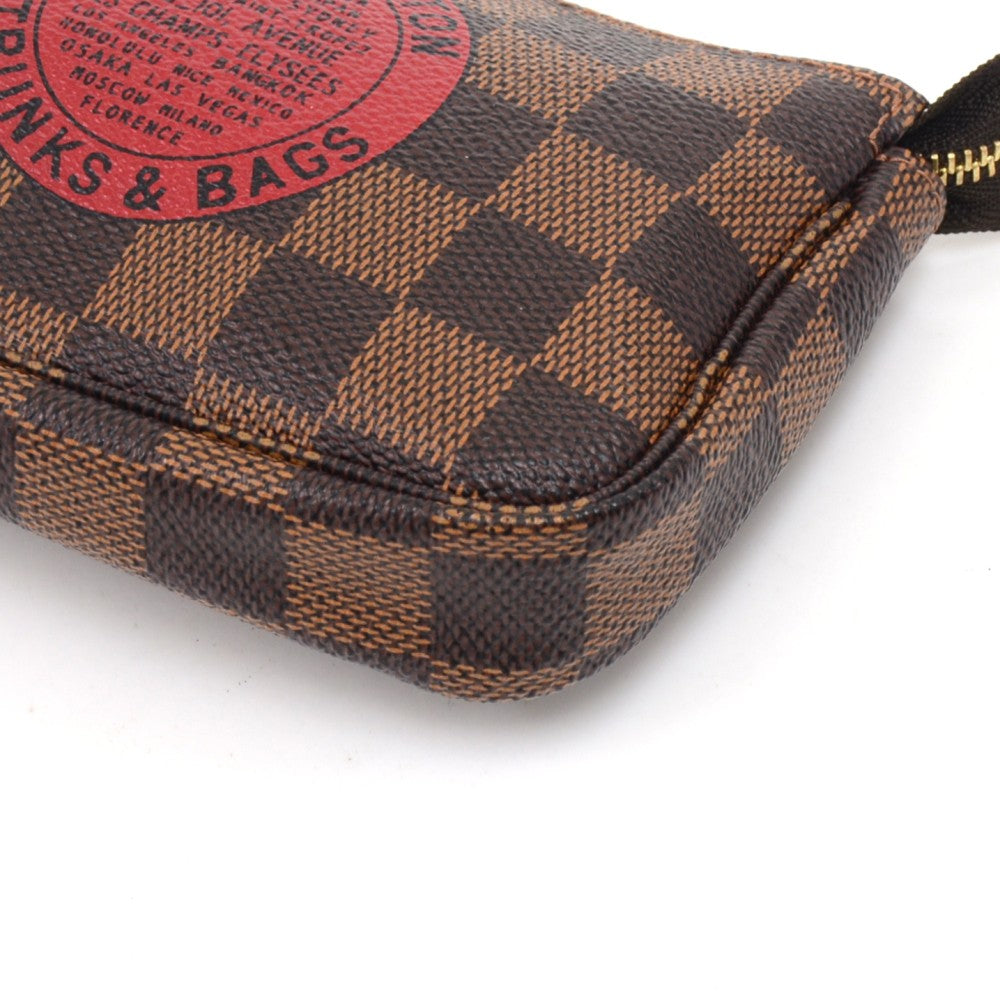 Louis Vuitto Pochette Accessoires Trunks & Bags Damier Canvas Mini Bag