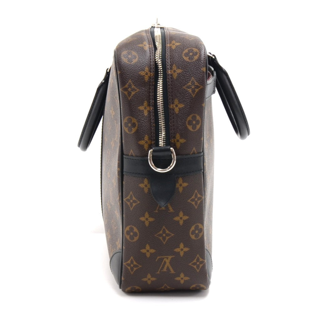 Louis Vuitto Porte-Documents Voyage GM Monogram Macassar Canvas Briefcase Bag