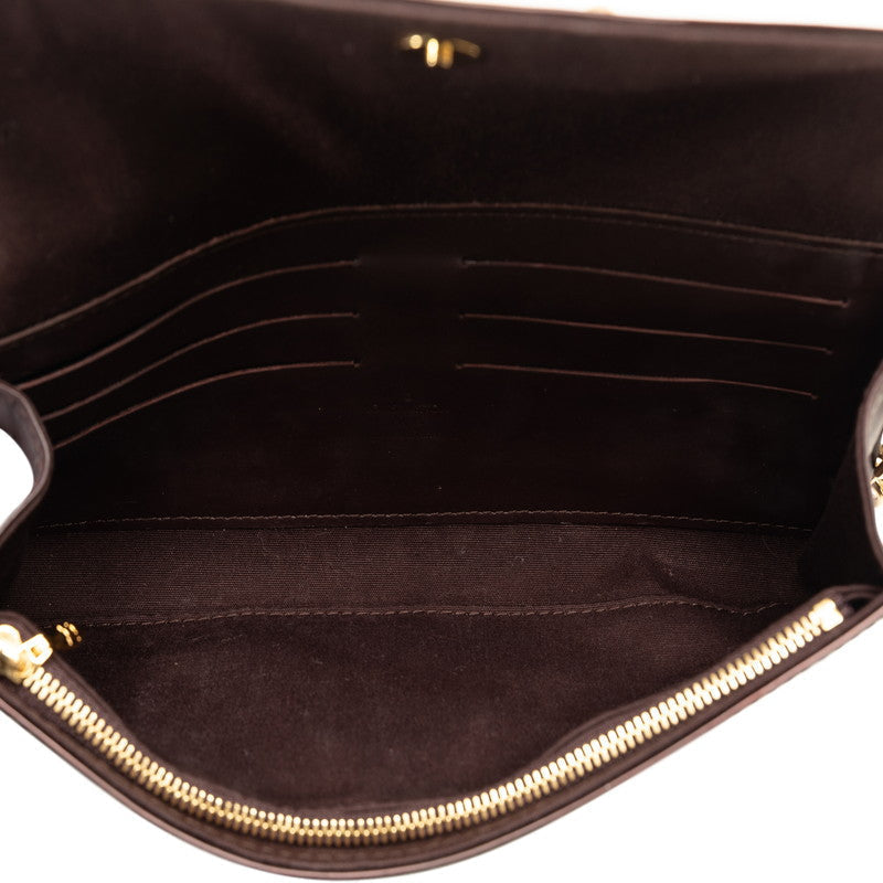 LOUIS VUITTON Louis Vuitton Monogram Verney M93542 Shoulder Bag Patent Leather/Leather Amateur Paraply  Paraply