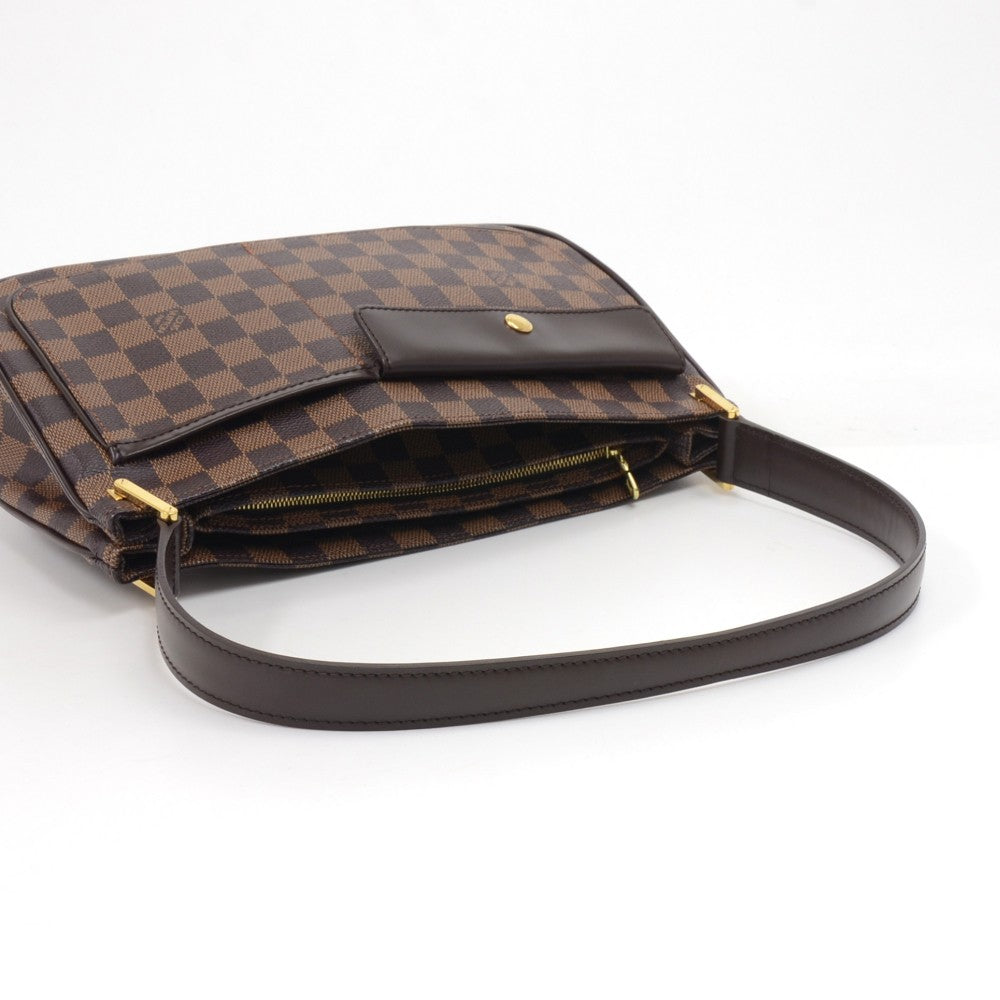 Louis Vuitto Aubagne Damier Ebene Canvas Shoulder Bag