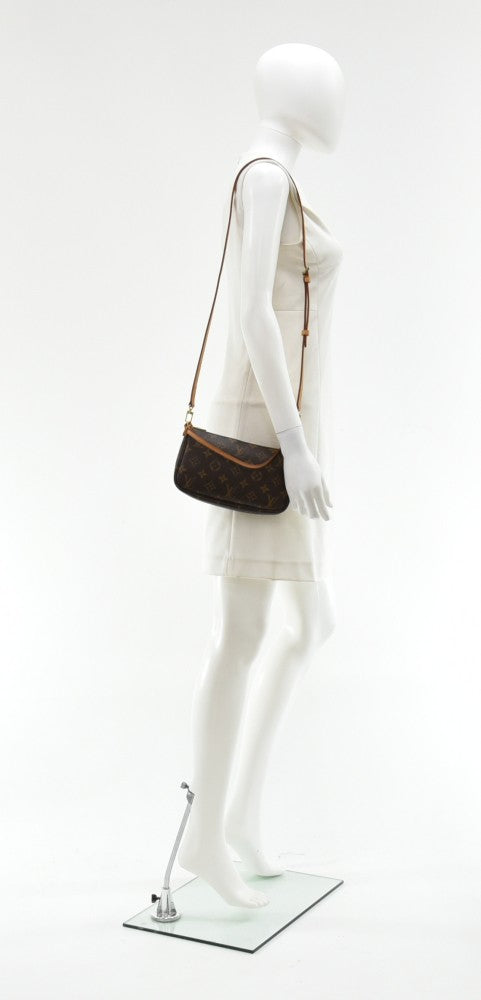 Louis Vuitto Pochette Accessoires Monogram Canvas Bag with Strap