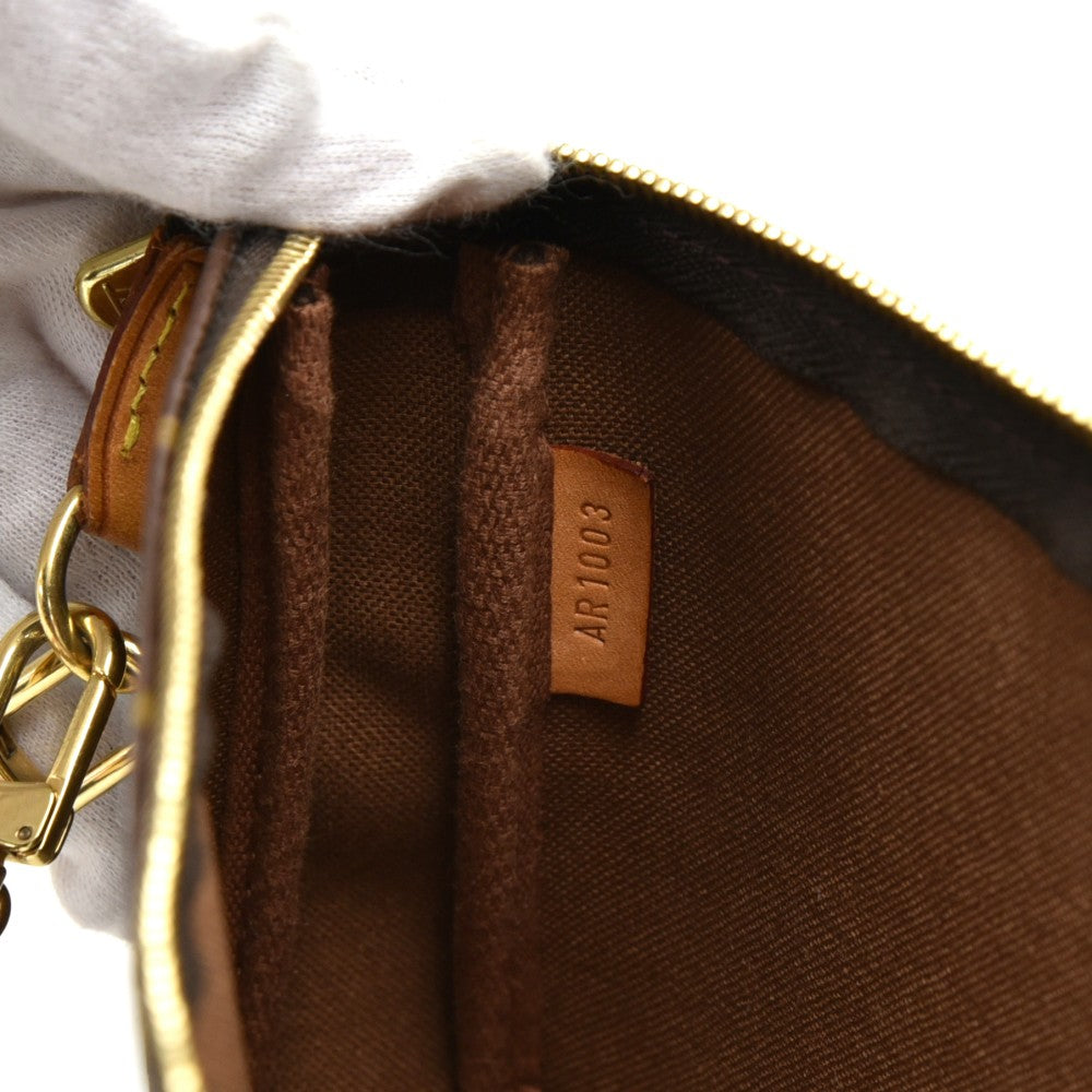 Louis Vuitto Pochette Accessoires Monogram Canvas Bag with Strap