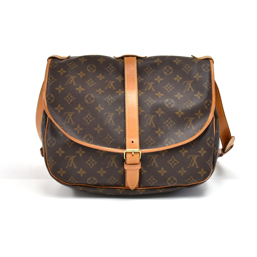 Louis Vuitto Saumur 35 Monogram Canvas Messenger Bag
