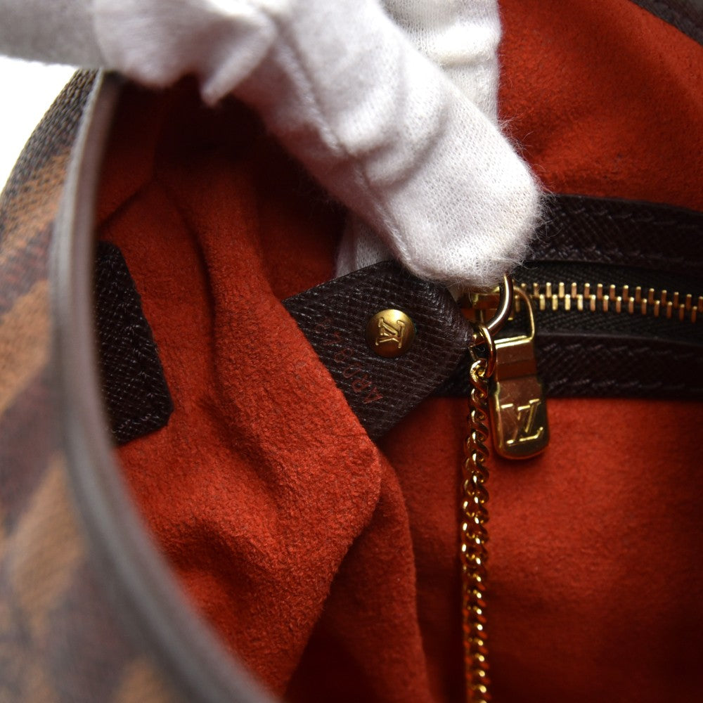 Louis Vuitto Marais Damier Ebene Canvas Bucket Bag