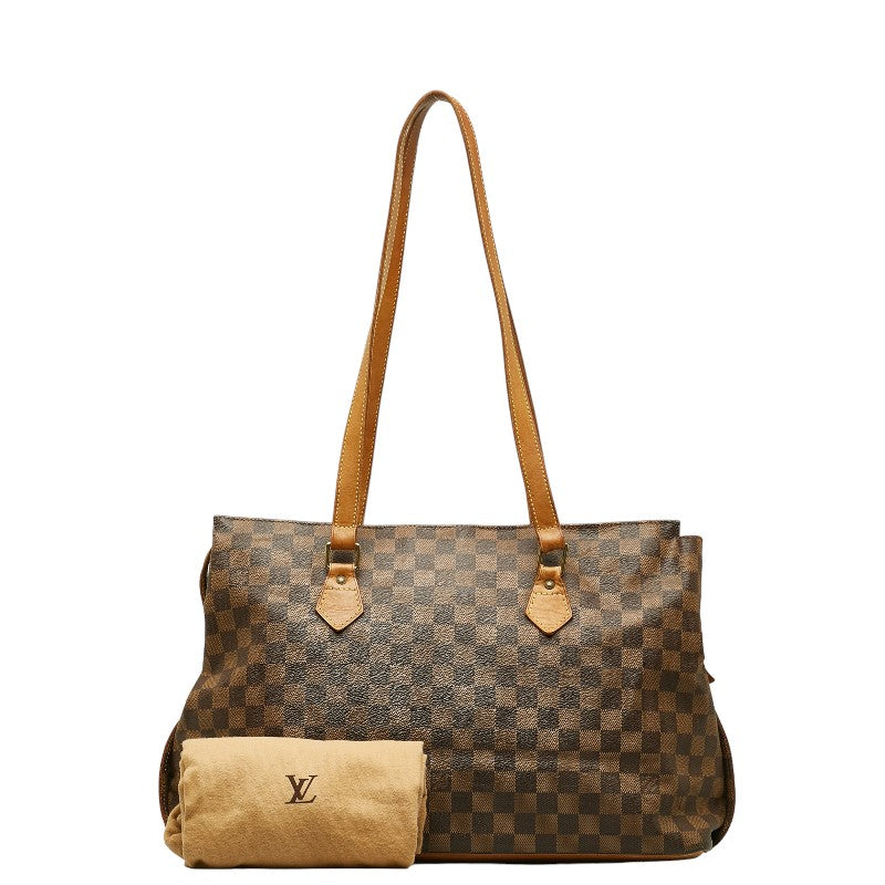 Louis Vuitton Louis Vuitton Damière N99037 Toast Bag PVC/Leather Brown