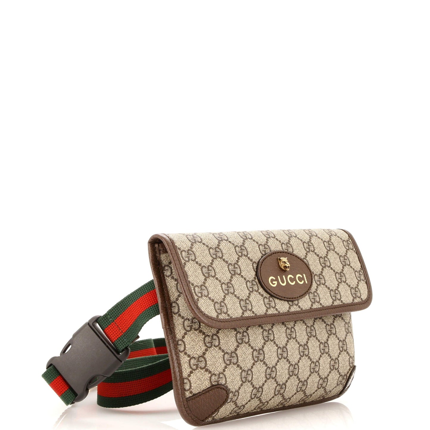Neo Vintage Flap Belt Bag GG Coated Canvas